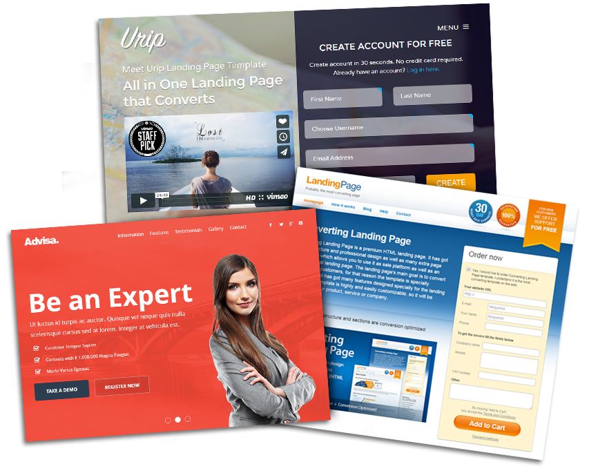 Landing Page Design