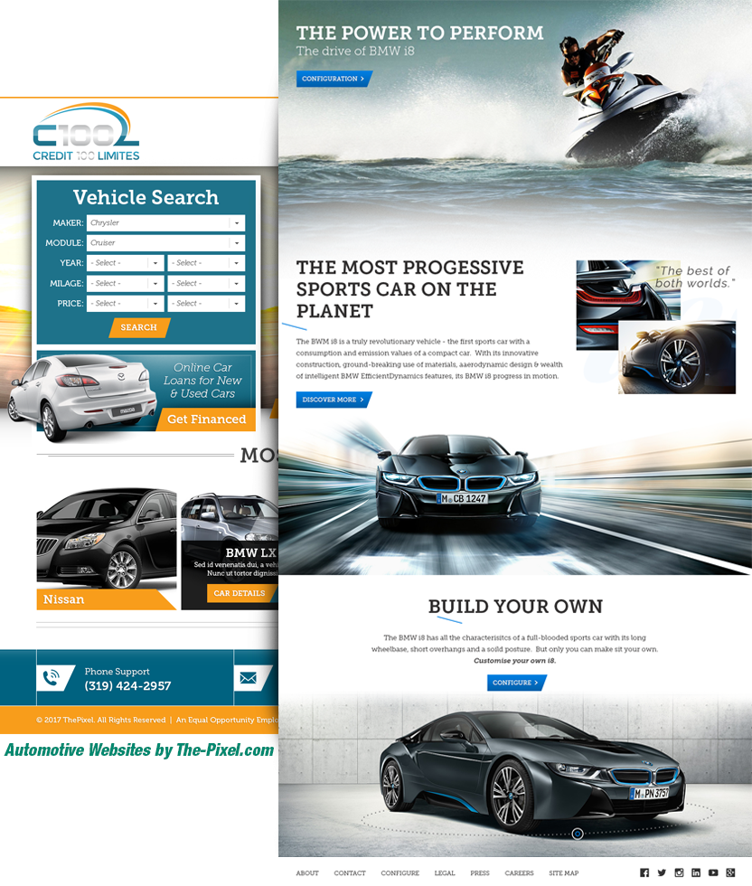 Automotive Website Design