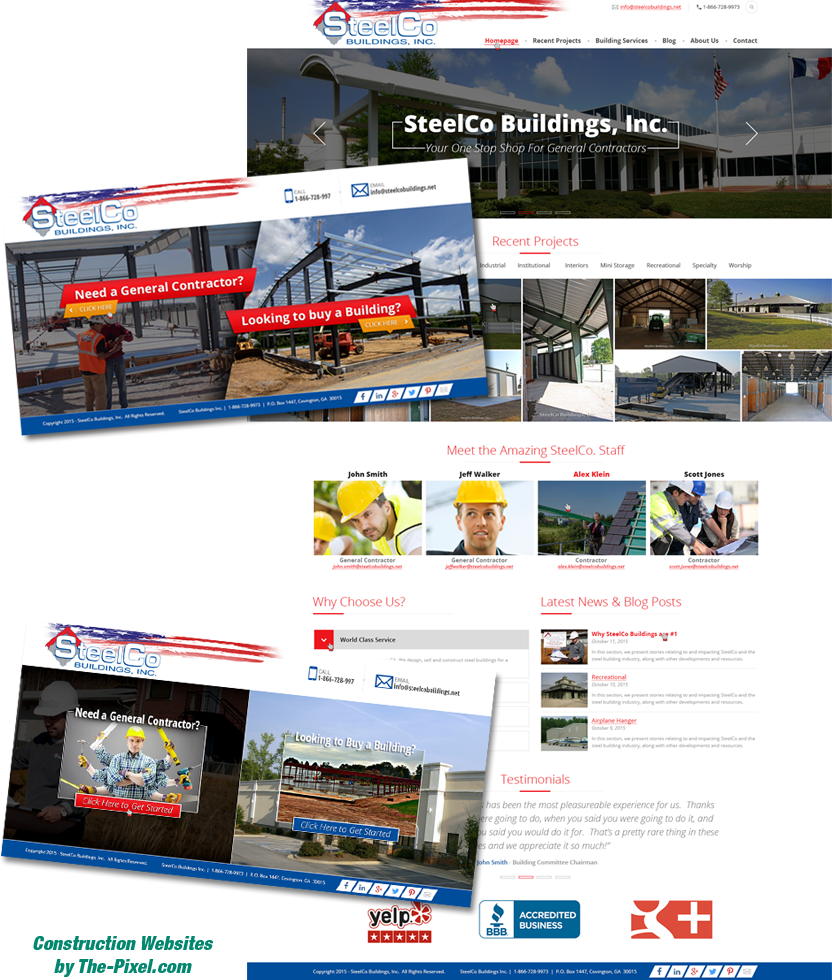 Construction Website Design