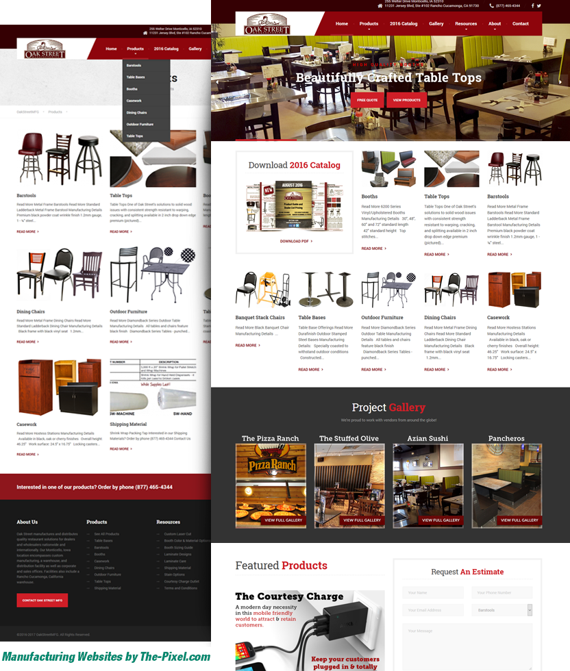 Manufacturing Website Design