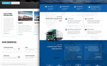 Transportation Website Design