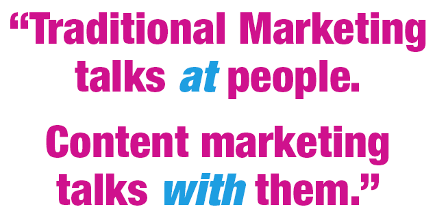 Traditional Marketing and Content Marketing