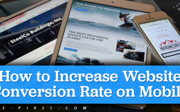 Increase Website Conversion Rate on Mobile