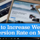 Increase Website Conversion Rate on Mobile