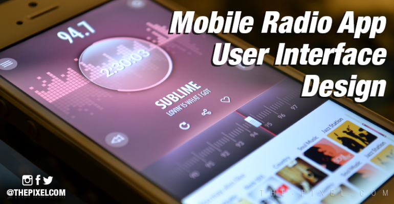 Mobile Radio App User Interface Design