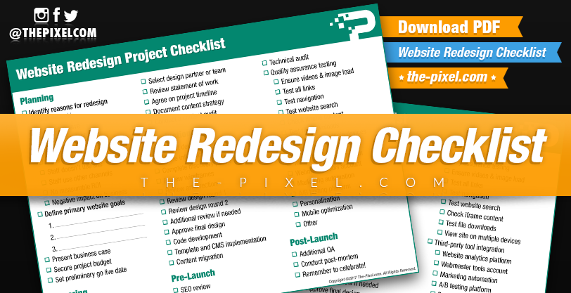 Website Redesign Checklist Download