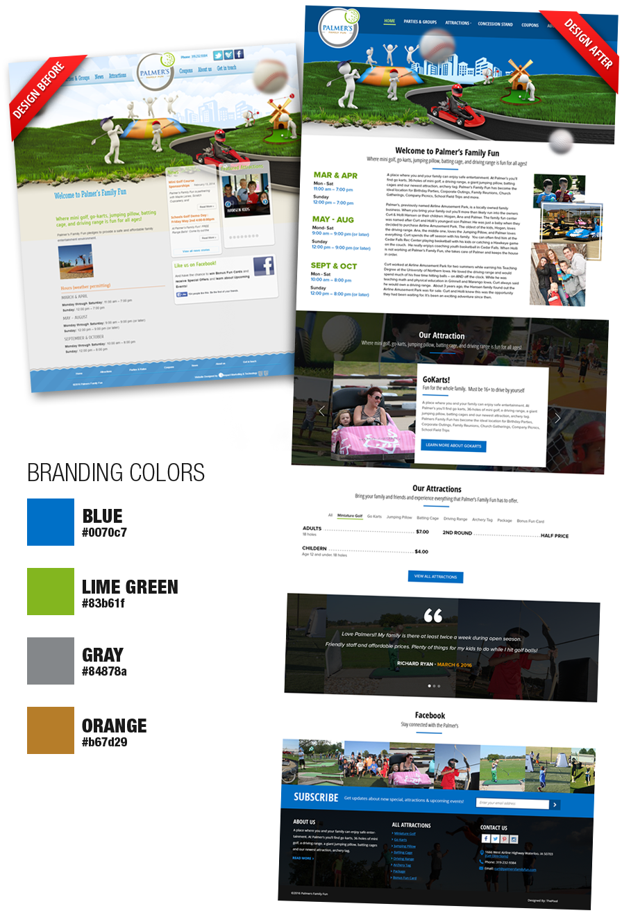 Web Design - Before & After Website