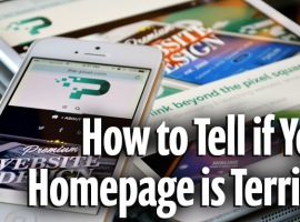 How-To Tell if your Homepage is Terrible