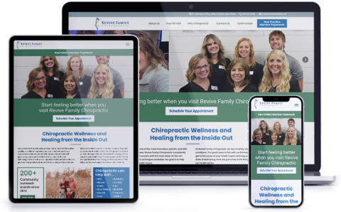 Revive Family Chiropractic Website Design