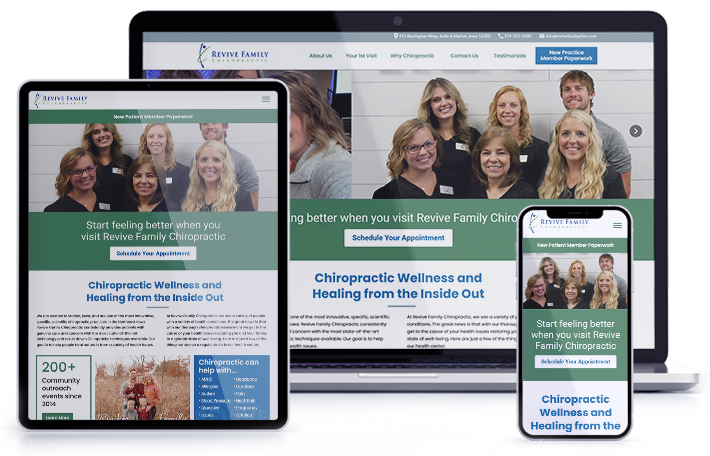 Revive Family Chiropractic Website Design