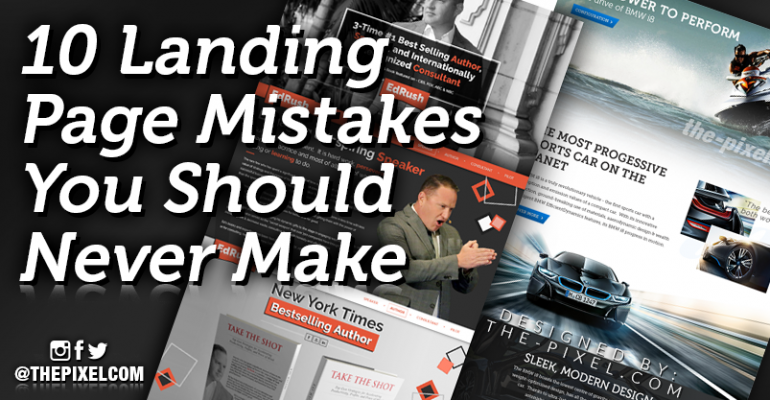 Landing Page Mistakes