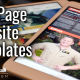 One Page Website Templates