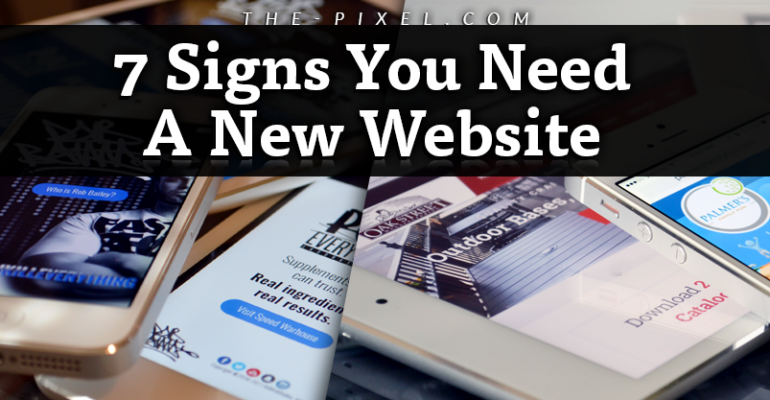 Signs you need a new website