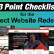 Checklist for the Perfect Website Redesign