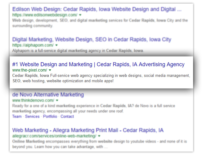 Google Webpage Ranking