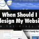 When to Redesign Website