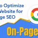 How-To Optimize Your Website for On-Page SEO
