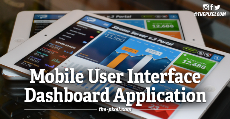 Mobile User Interface and User Experience Dashboard App