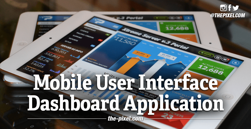 Mobile User Interface and User Experience Dashboard App