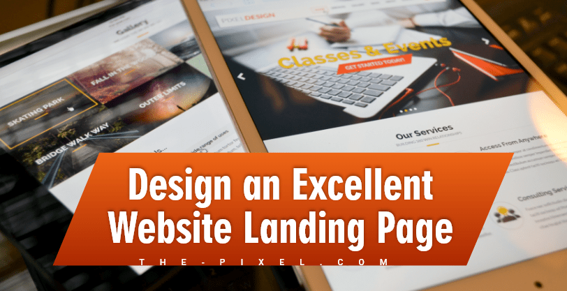Designing Website Landing Page