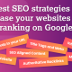 Best SEO strategies to increase your websites page ranking