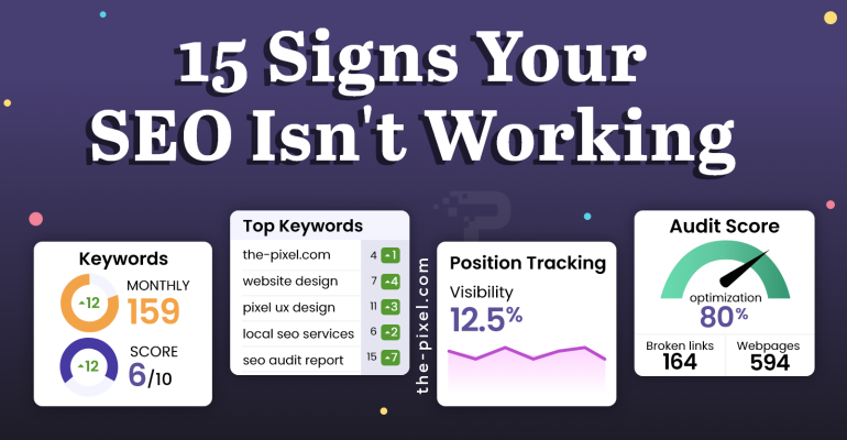 Signs your SEO isn't working