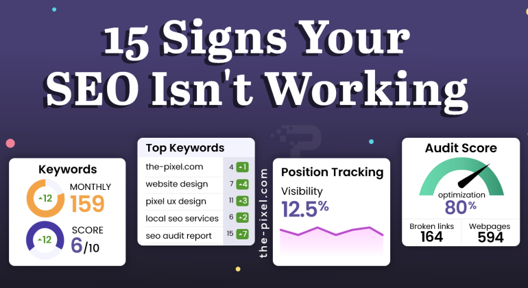 Signs your SEO isn't working