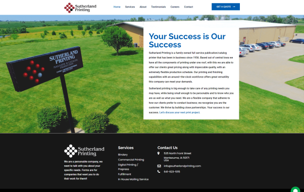 Centerville Iowa Website Design and Development