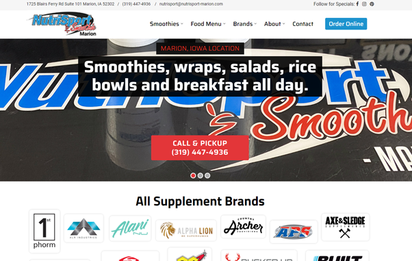 nutrisport-website