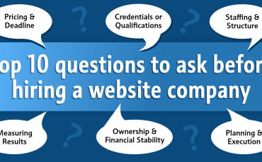 Questions to ask before hiring a website company
