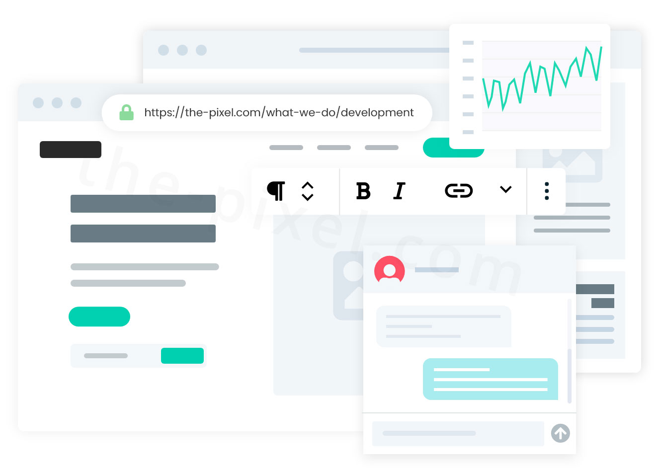 Technical SEO dashboard showing site performance, speed metrics, and optimization insights