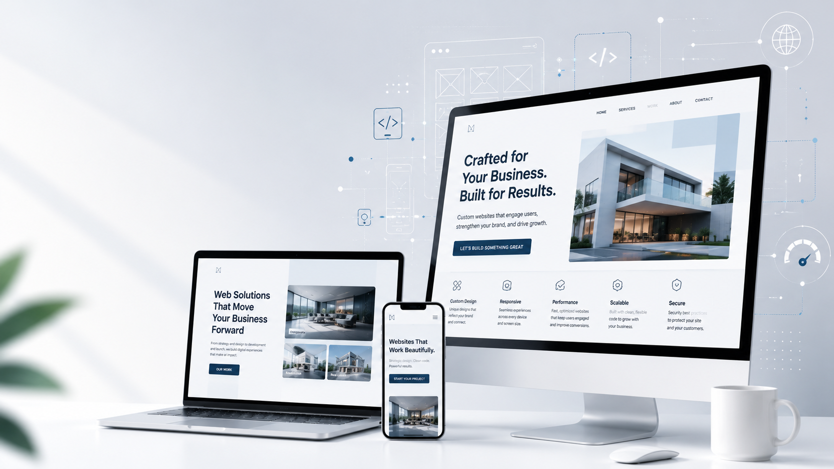 Commercial printing website concept